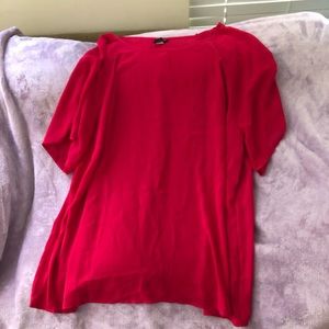 Hot pink blouse